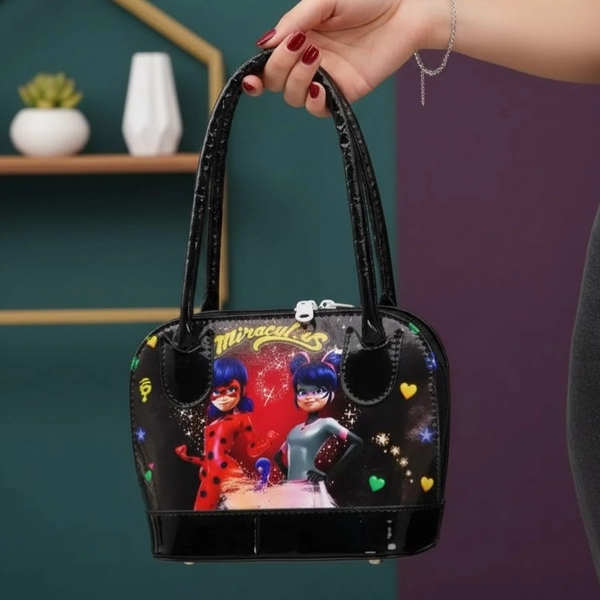 کیف فانتزی بچگانه دختر کفشدوزکی چرمی دلارا